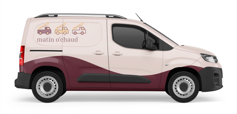 image de la camionette de matin o'chaud